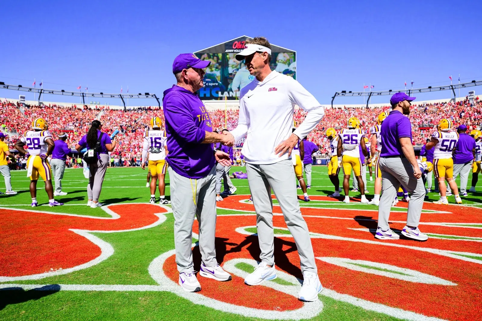 Oddsmakers have Ole Miss's Lane Kiffin as early favorite to be next LSU head football coach