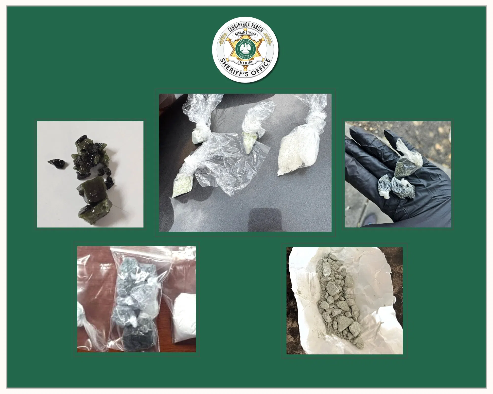 Tangipahoa Parish Sheriff's Office issues warning of deadly green fentanyl circulating throughout Northshore and greater New Orleans