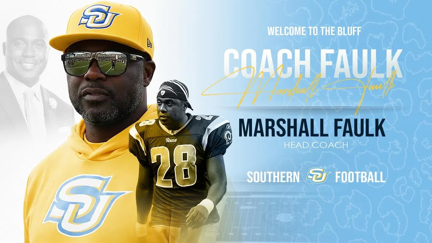 NFL Hall of Fame RB Marshall Faulk named head coach of Southern Jaguars