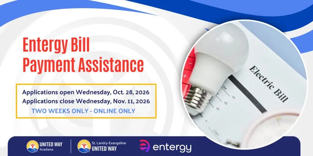 Entergy Louisiana partners with United Way to provide $2 million bill credit to eligible customers