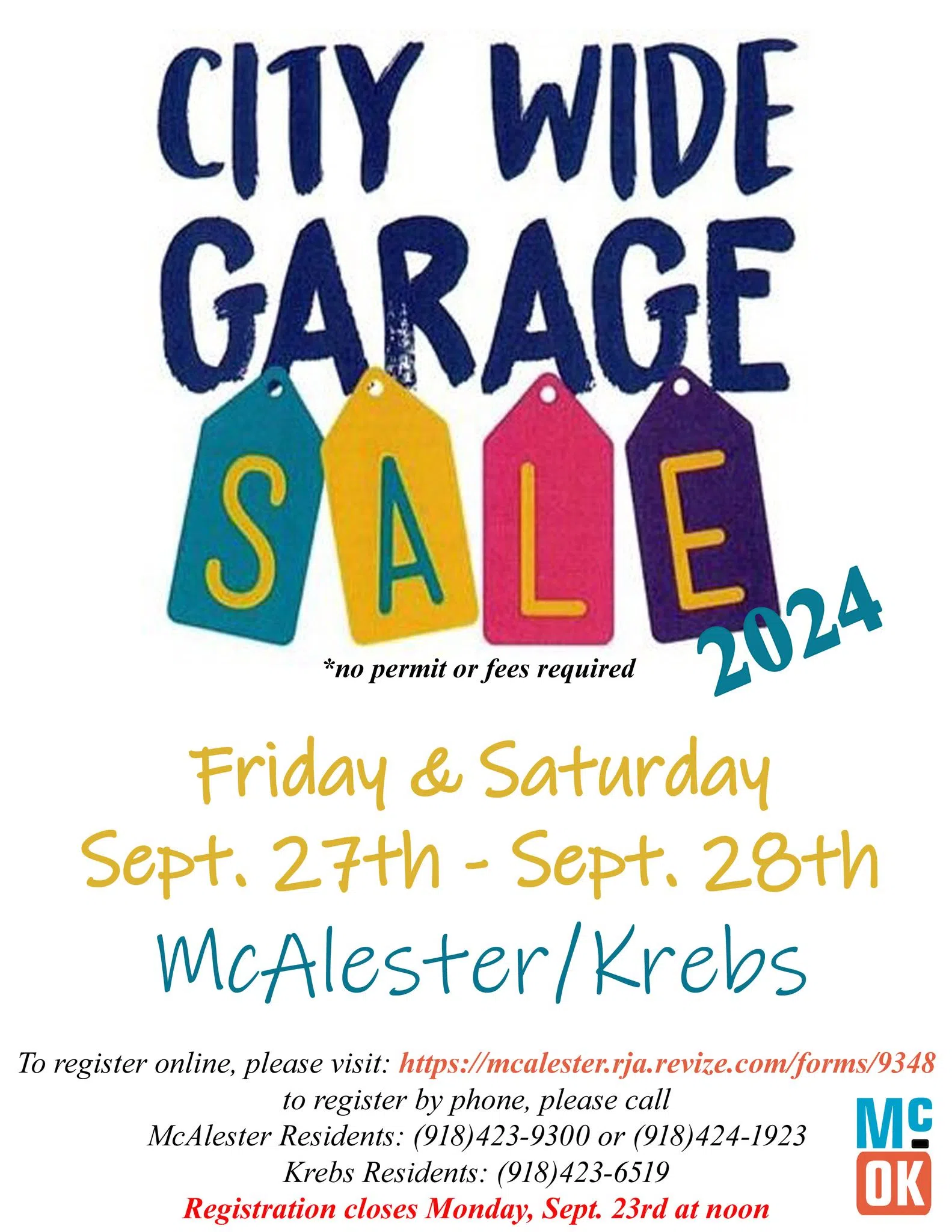City-Wide Garage Sale Set for This Weekend