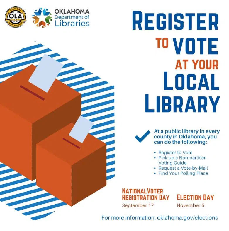 McAlester Public Library Hosting Voter Registration