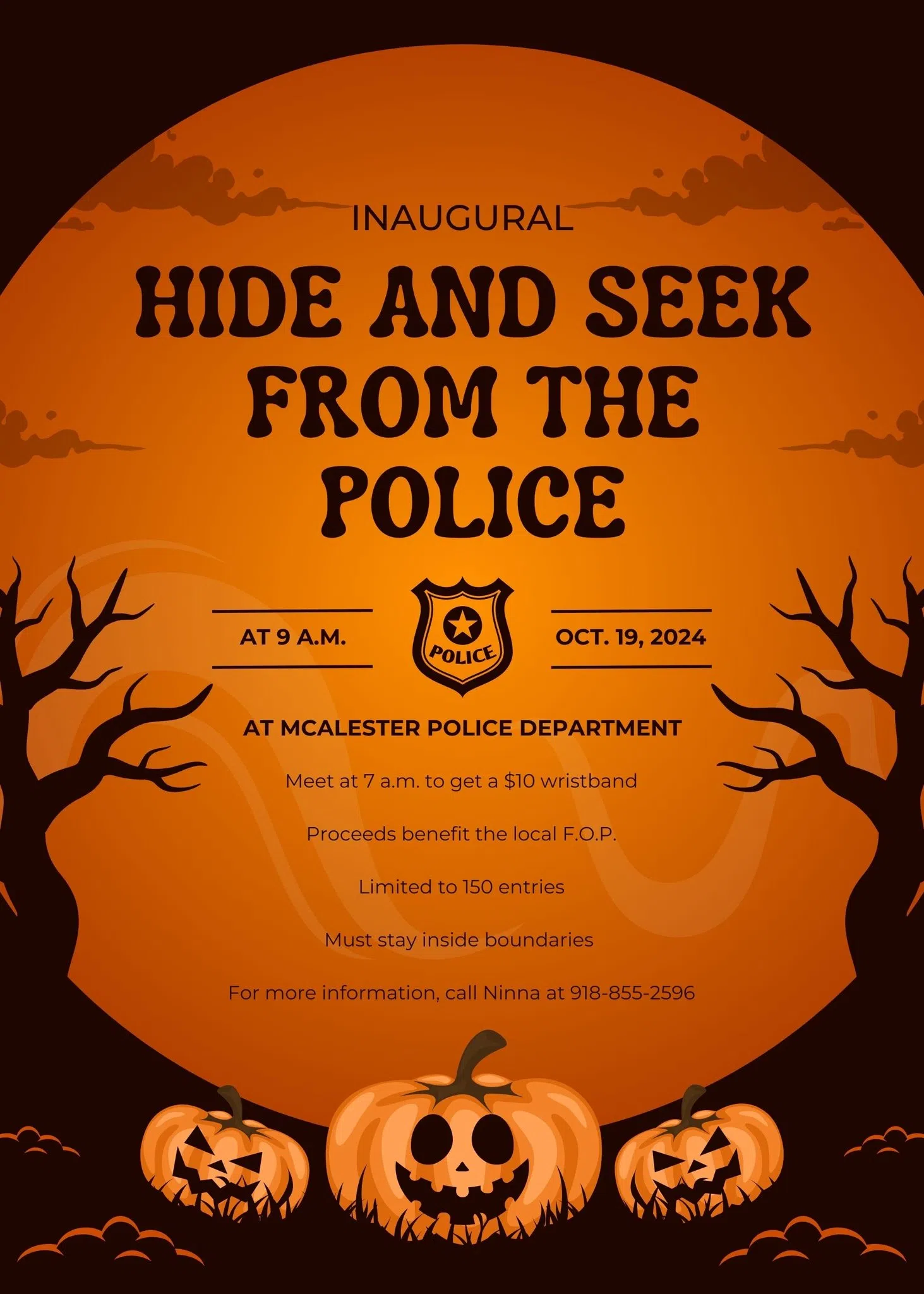 McAlester Police Department Hosting Hide and Seek Event