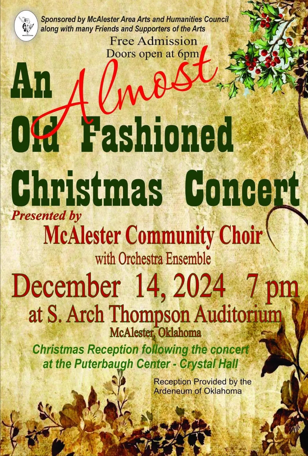 McAlester Community Choir Hosting Christmas Event