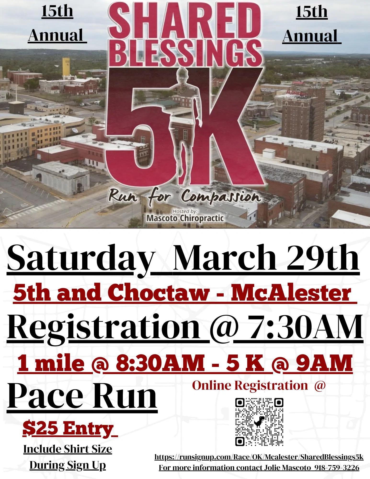 Shared Blessings to Host 15th Annual Run in McAlester