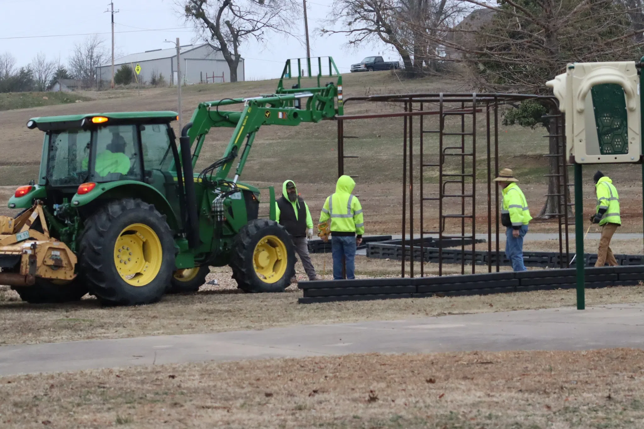 Mullen Park Renovation Begins with Playground Installation