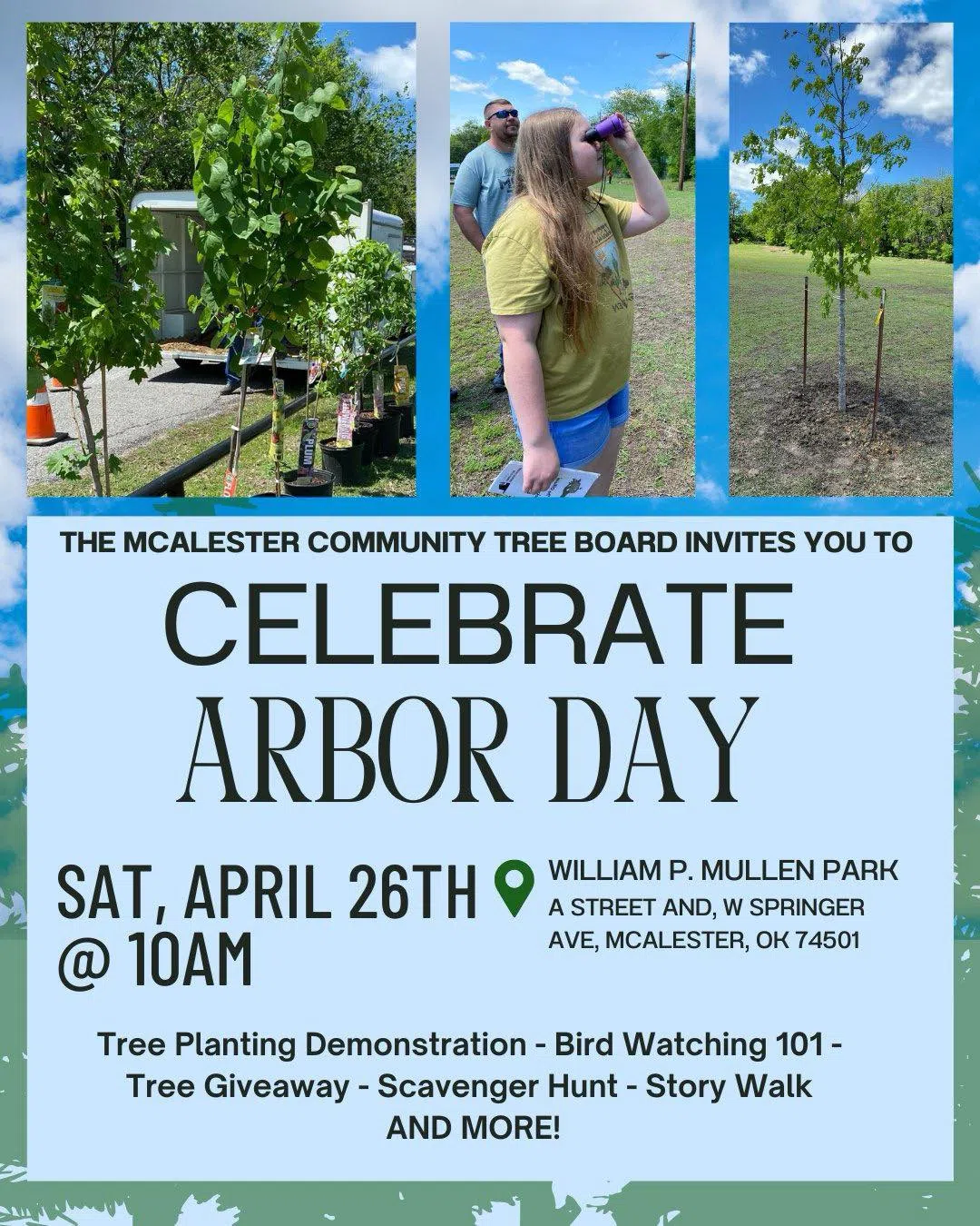 Celebrate Arbor Day at Mullen Park with McAlester Community Tree Board