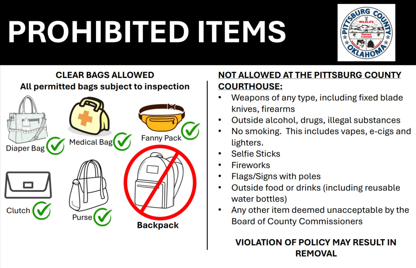 New security measures in place at Pittsburg County Courthouse