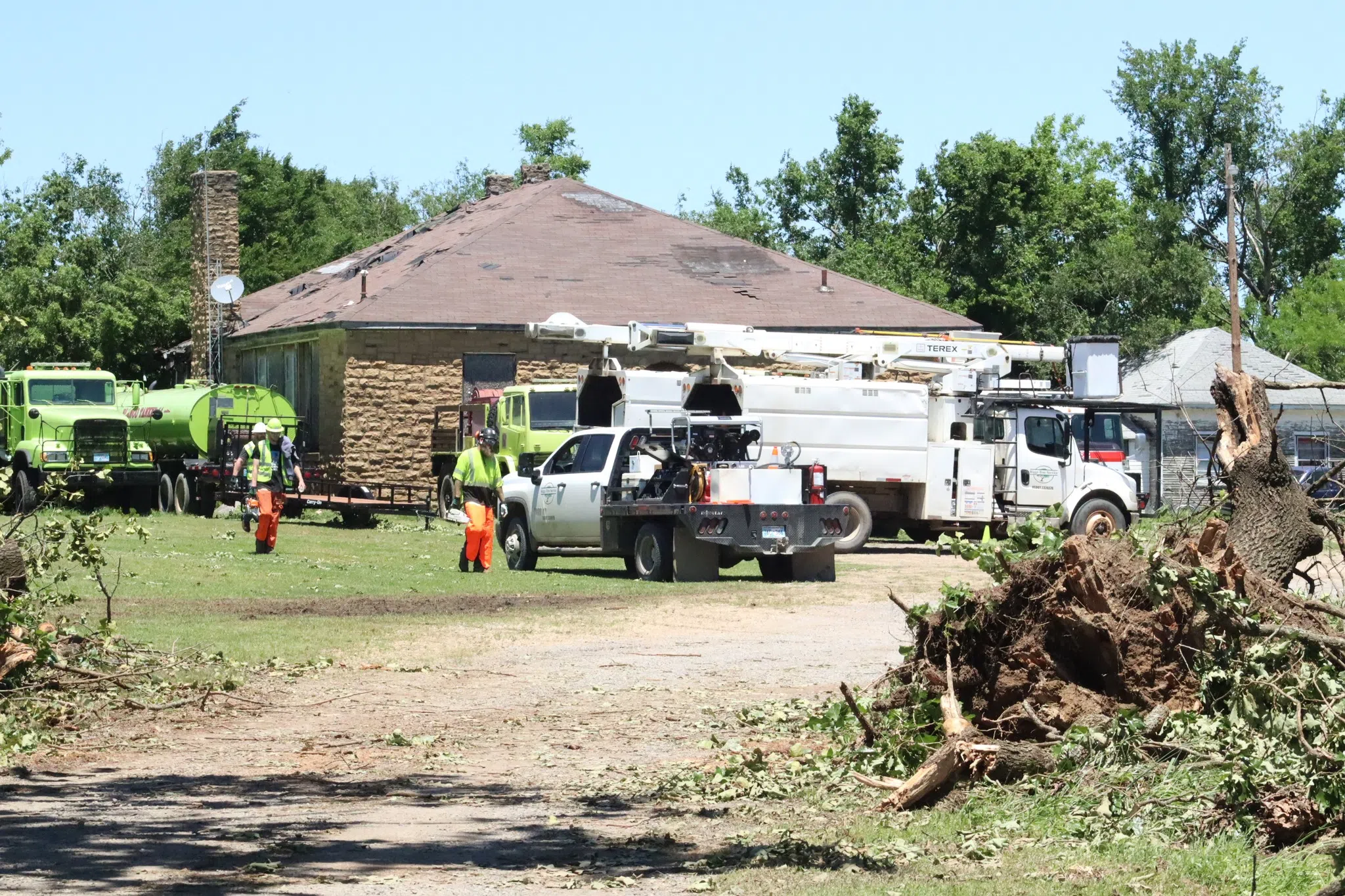 NWS Tulsa: Blanco tornado prelimianry rated EF-2, surveys continue