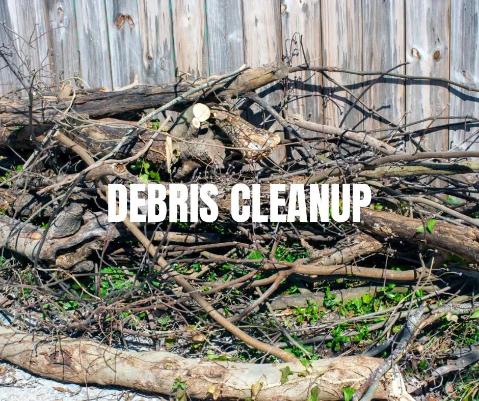 Storm Debris Pick up Underway