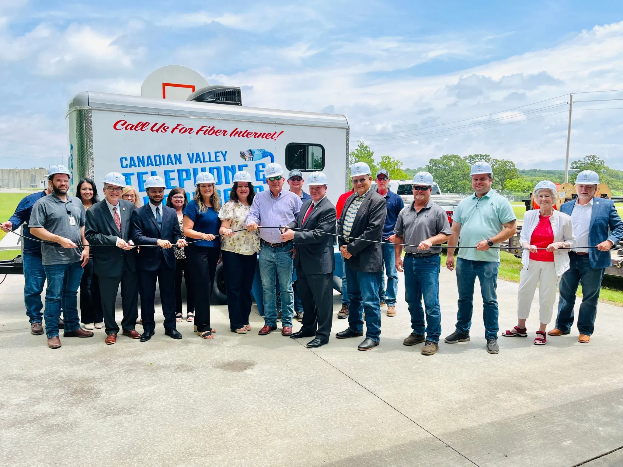 Oklahoma Broadband Office, Canadian Valley Telephone launch project in Pittsburg County