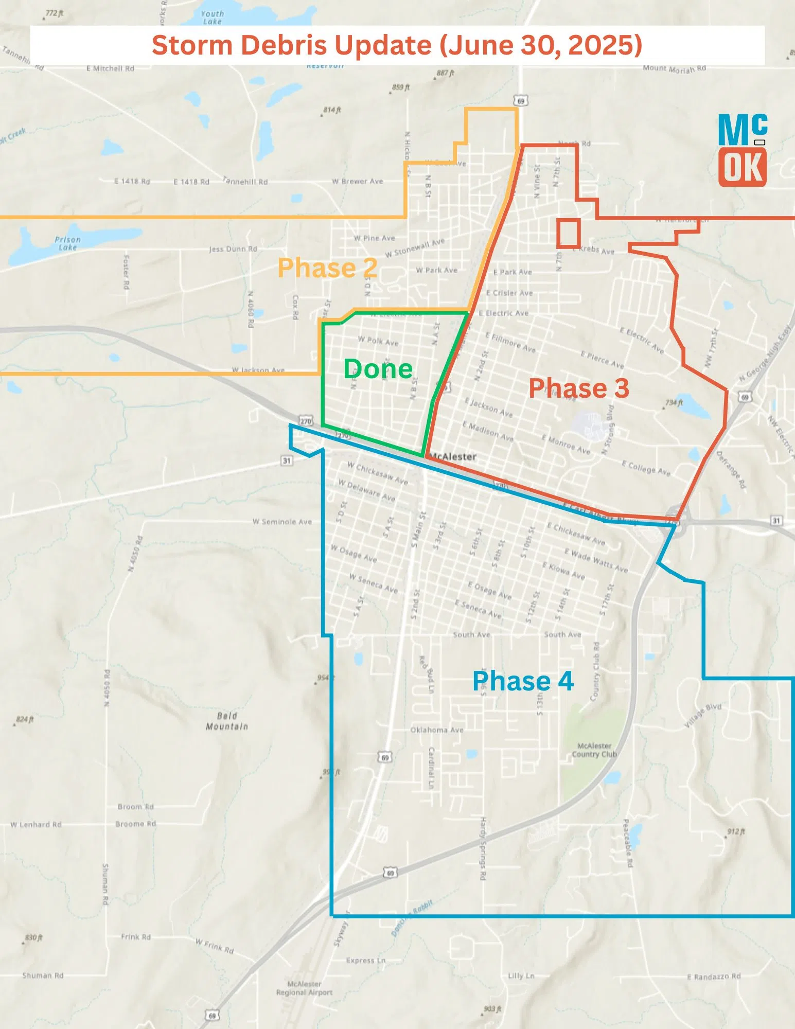 City Offers Update on Storm Debris Removal
