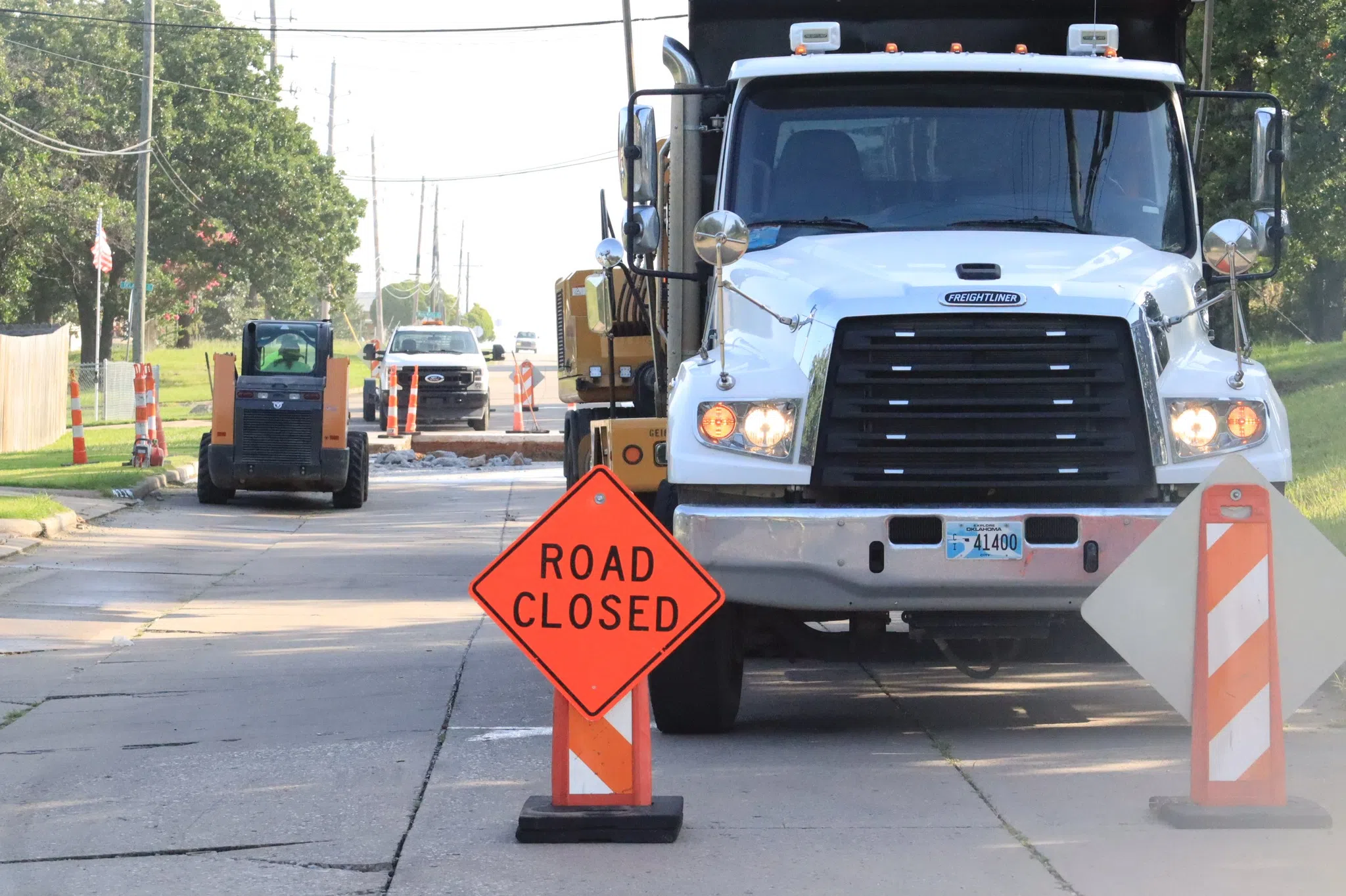 Road Work Continuing on Fourteenth Street
