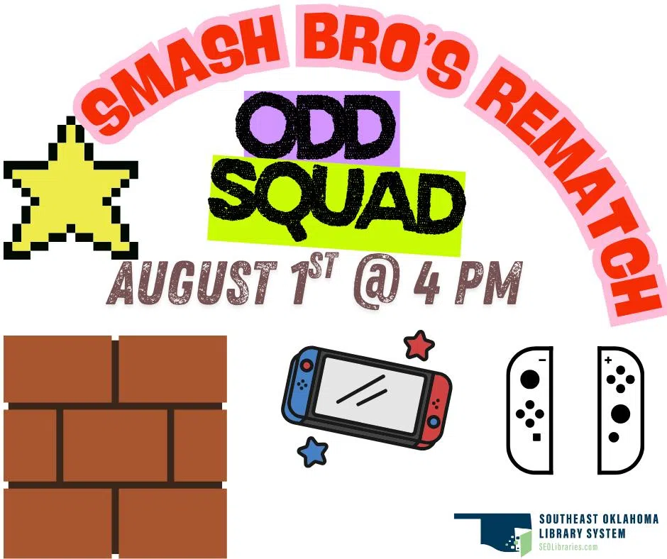 McAlester Public Library Hosting Smash Bros Event