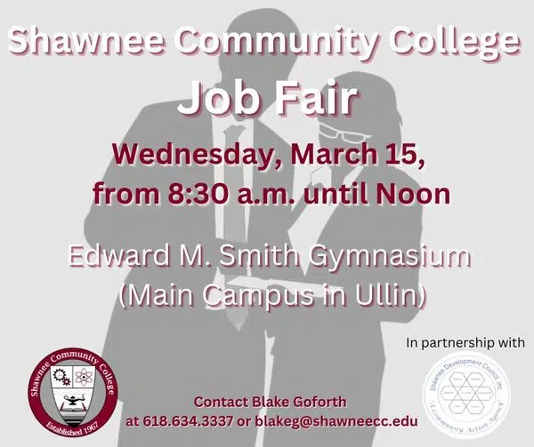 Shawnee Community College Job Fair Wednesday