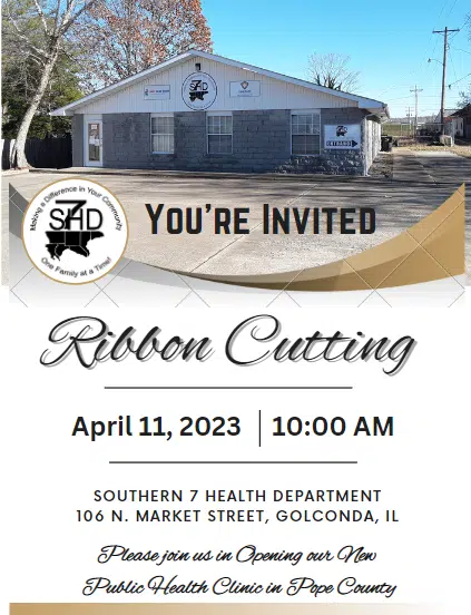 Southern 7 Health Department Ribbon Cutting Ceremony In Golconda April 11