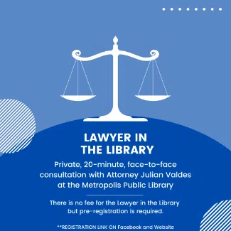 Metropolis Public Library's Lawyer In The Library To Take Place December 6