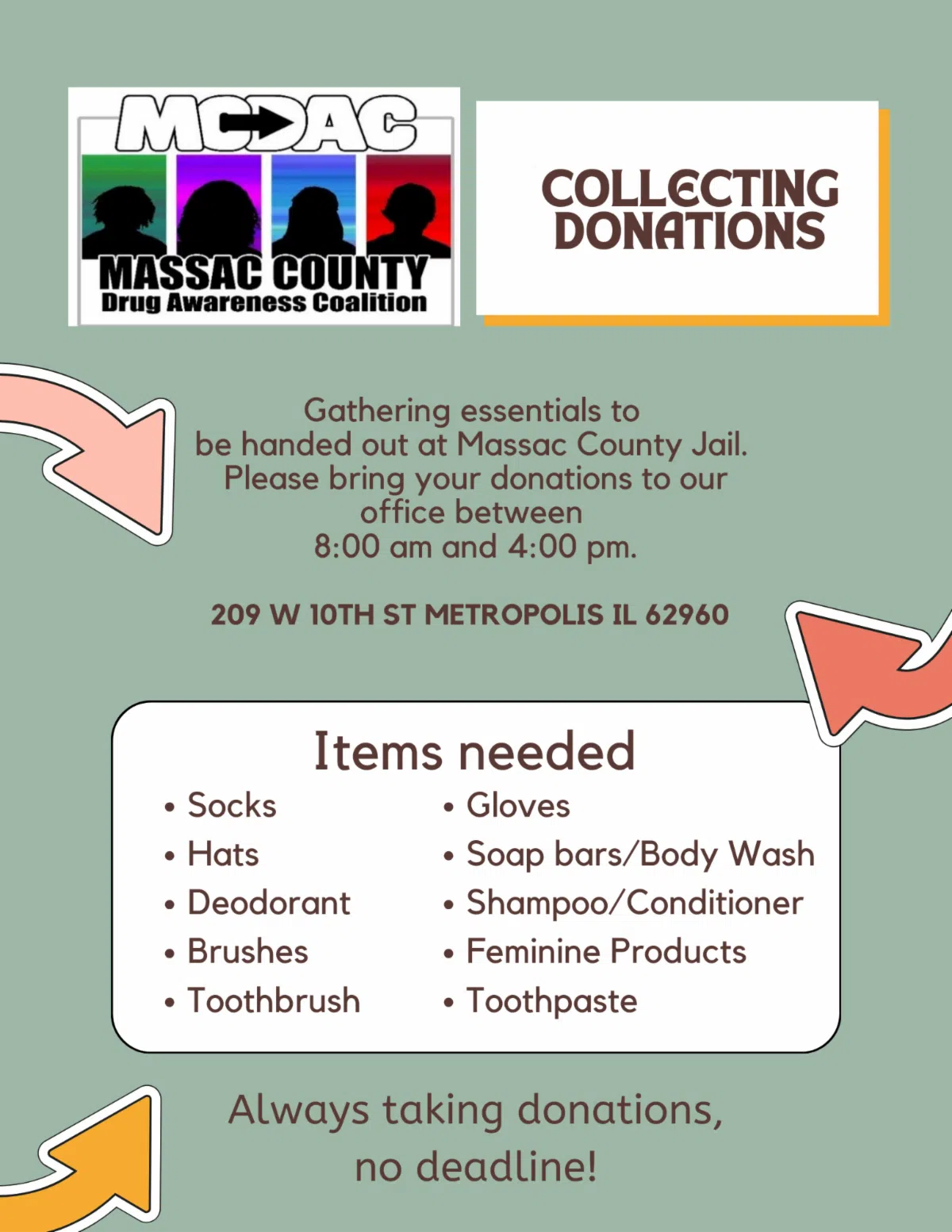 Massac County Drug Awareness Coalition Is Collecting Donations