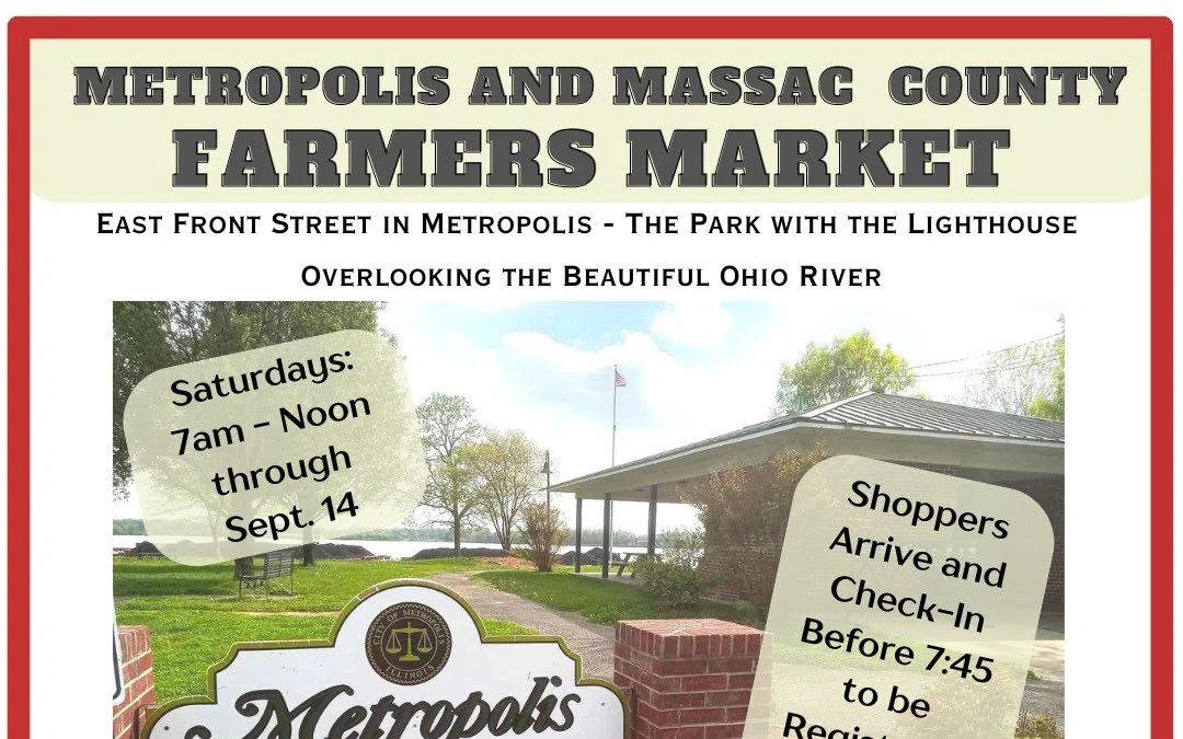 Southern 7 Health Department: Cottage Food License and Food Sales Training at the Metropolis and Massac County Farmers Market on Saturday – WMOK speaks with Miranda Adams of the Southern Seven Health Department