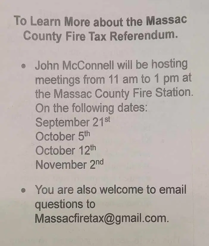 Massac County Fire Protection District - WMOK Coffee Break - 9.20.24