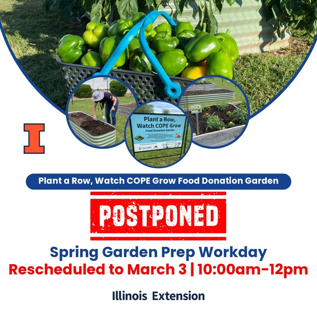 Garden Workday Postponed: New Date Set for Community Gardening Efforts