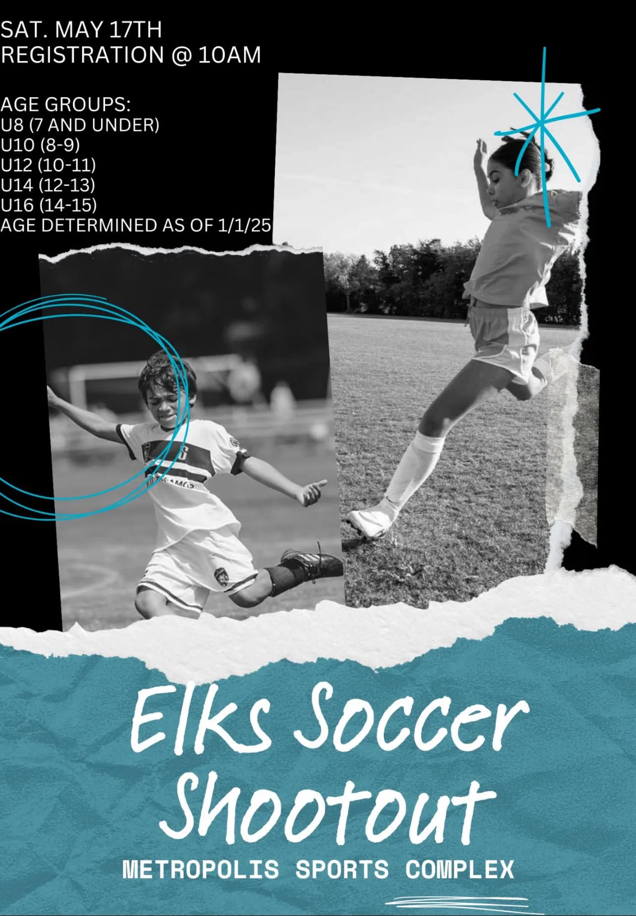 Metropolis Elks Soccer Shoot on May 17th