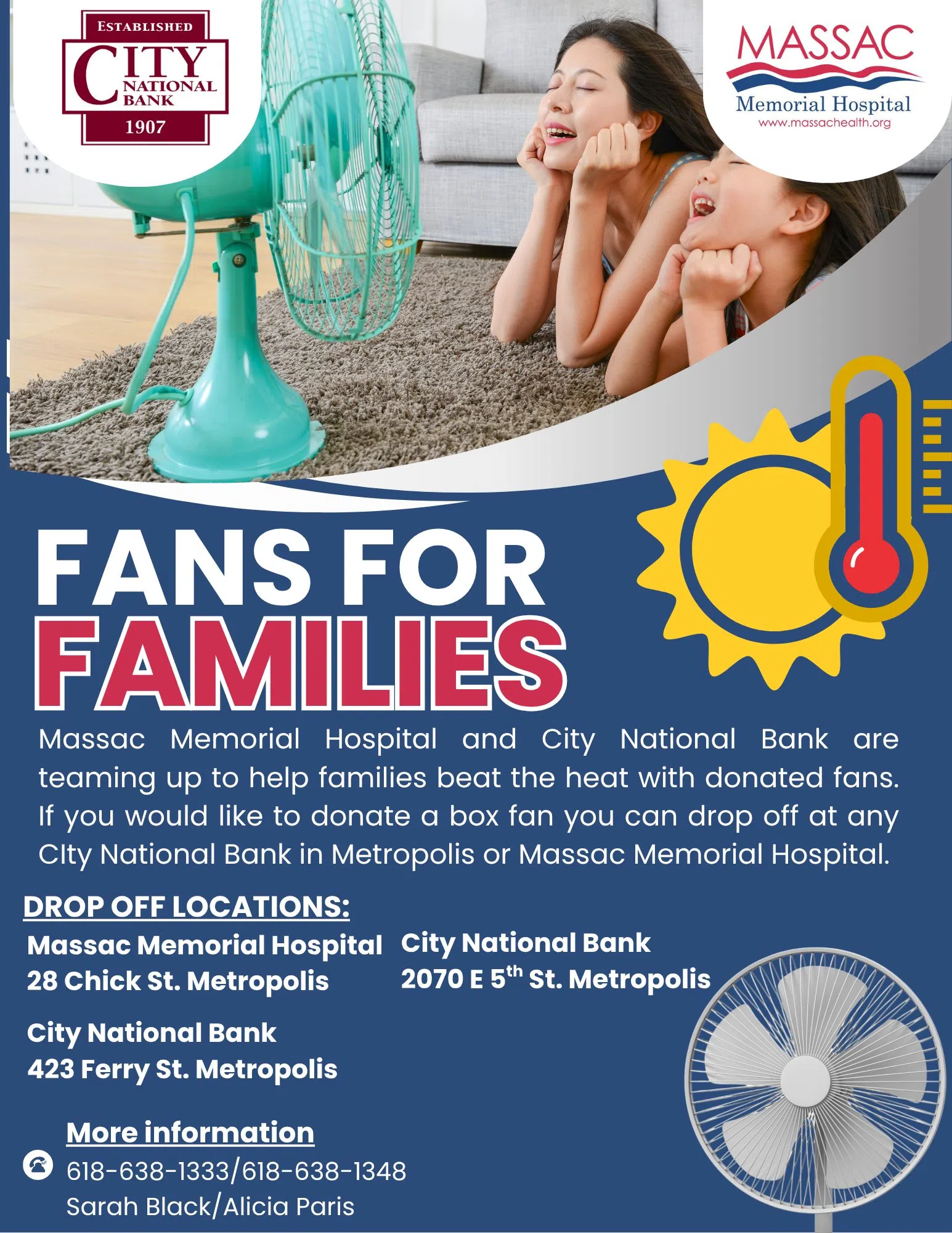 Donate a Fan - Help Families Stay Cool this Summer