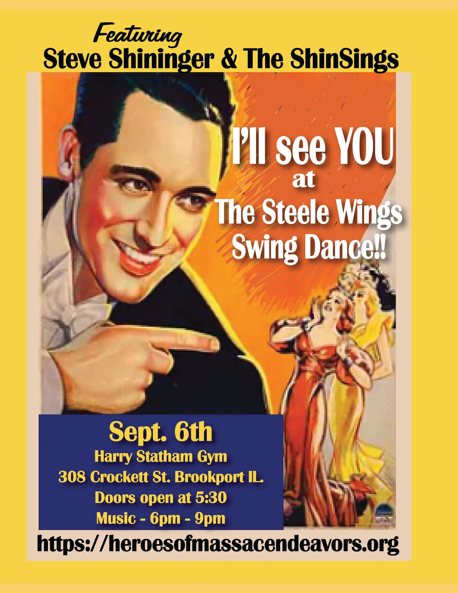 1940's Steele  Wings Swing Dance Saturday Night