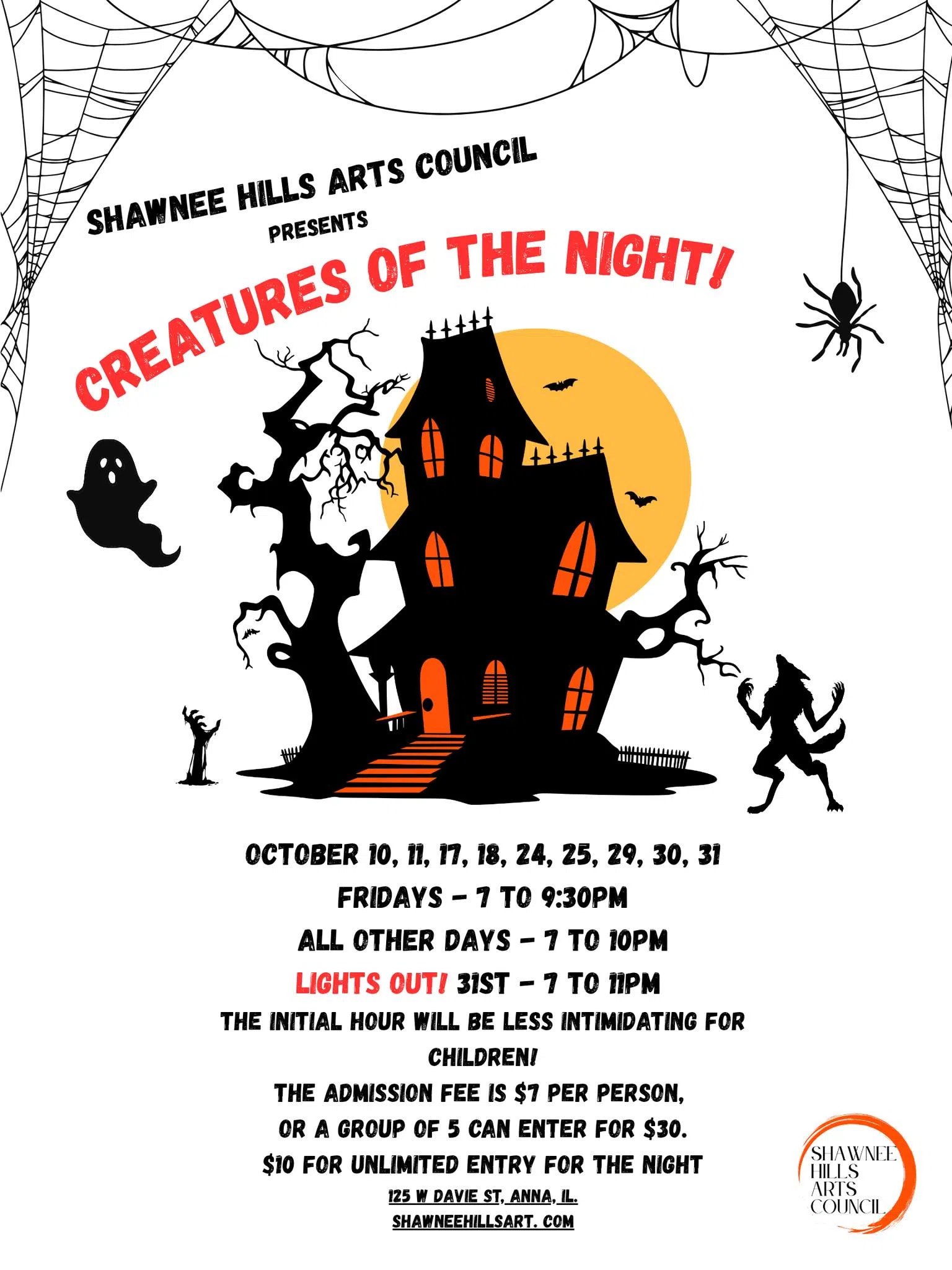 Shawnee Hills Arts Council Hosts "Creatures of the Night"