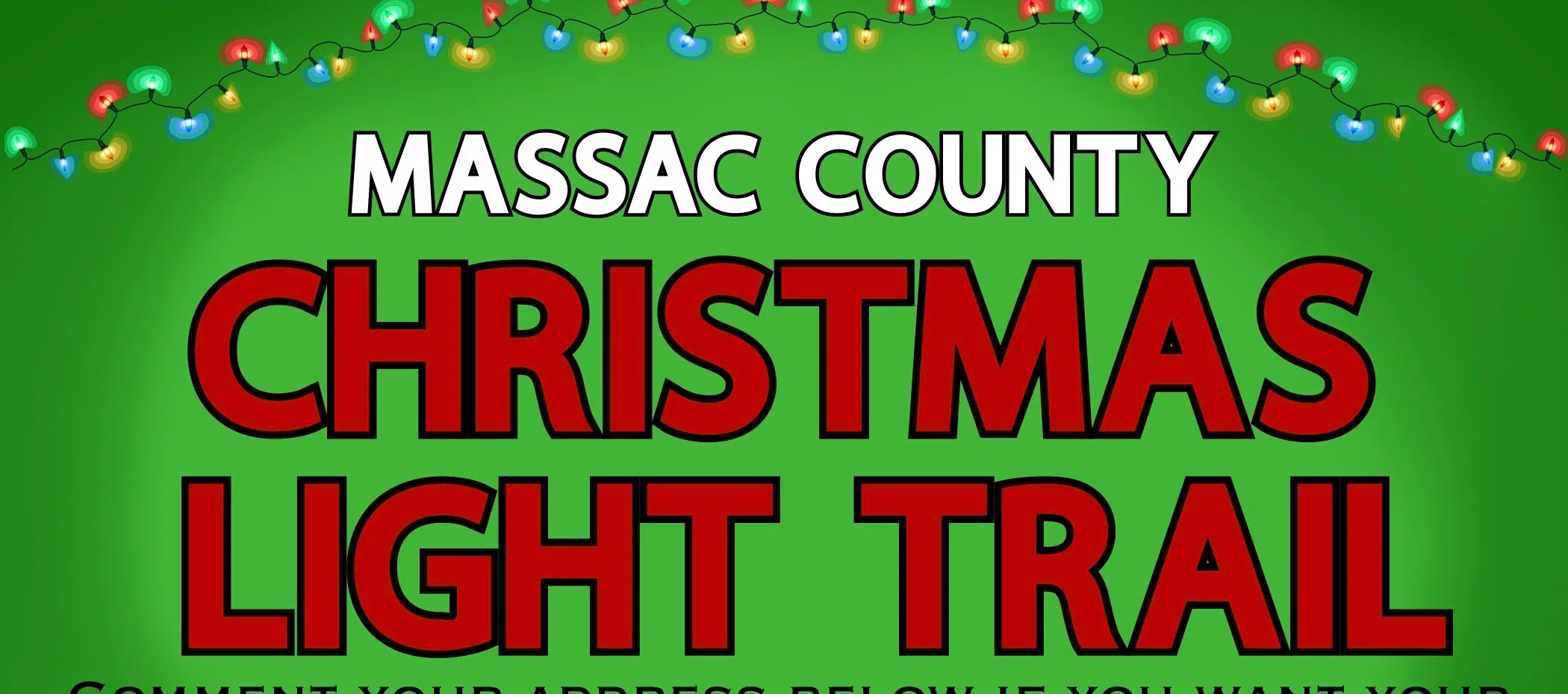 Light Up Massac County! Join the 2025 Christmas Light Trail!