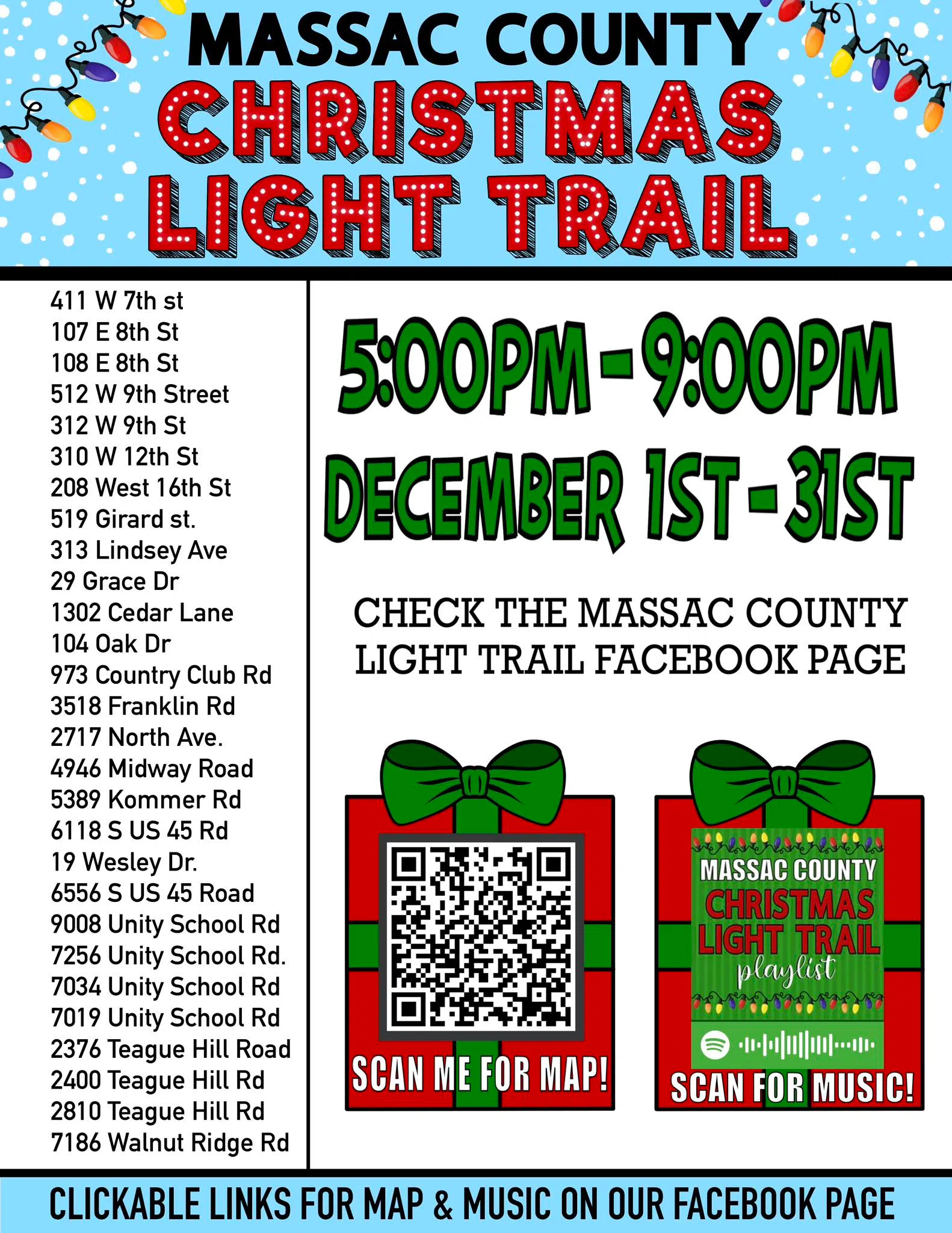 Massac County Christmas Light Trail Brightens the Holiday Season