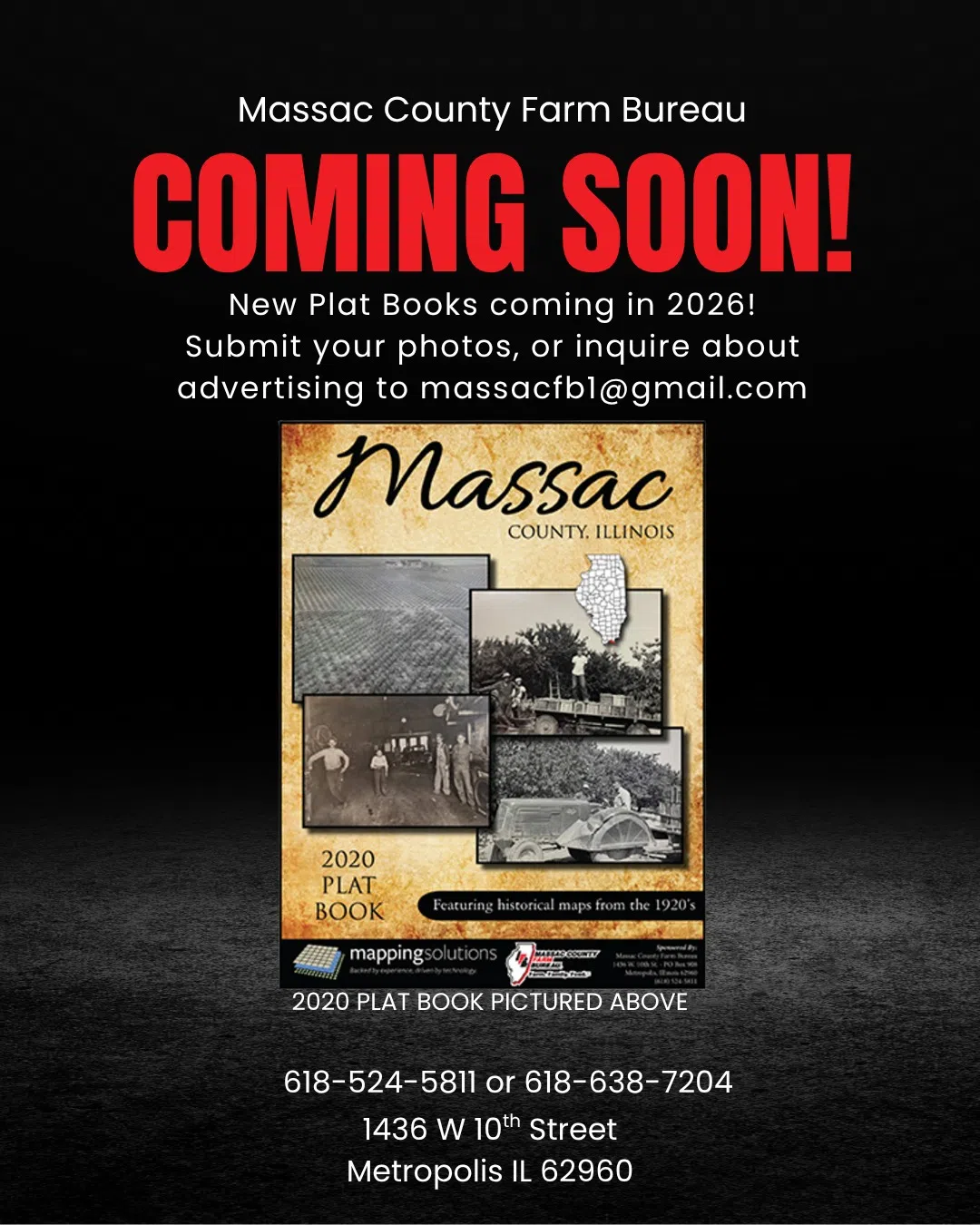 Calling All Farmers: Showcase Your Farm in the Upcoming Massac County Plat Book!