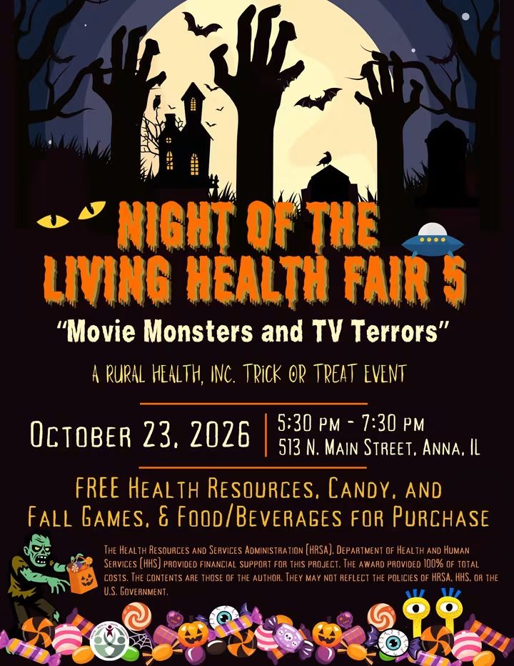 Rural Health, Inc. Sets "Night of the Living Health Fair 5" for October 23