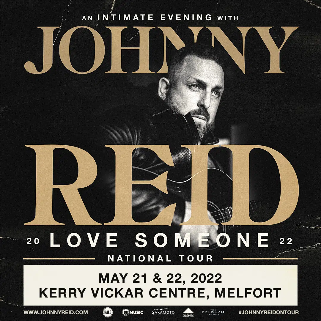 Johnny Reid is Coming to Melfort!