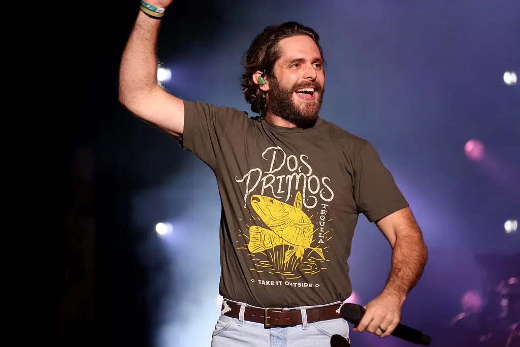 Thomas Rhett's Impressive Hat Collection on Tour Bus