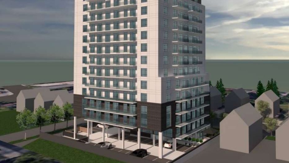 Discussions on deck around 17-storey Victoria Park high-rise