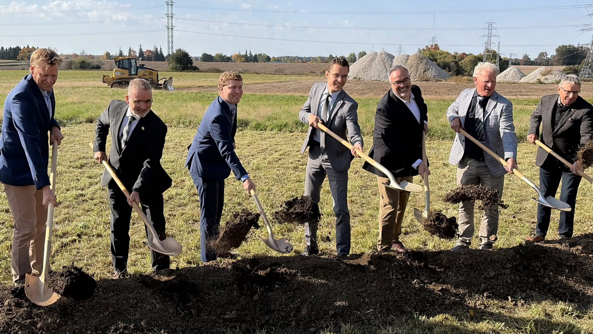 Province breaks ground on $24M Elmira poultry research centre