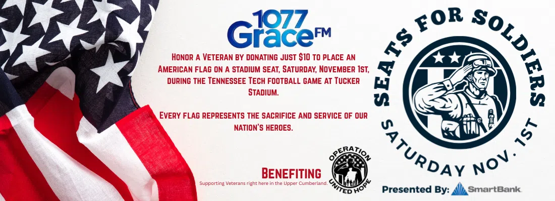 Feature: https://www.1077gracefm.com/seats-for-soldiers/