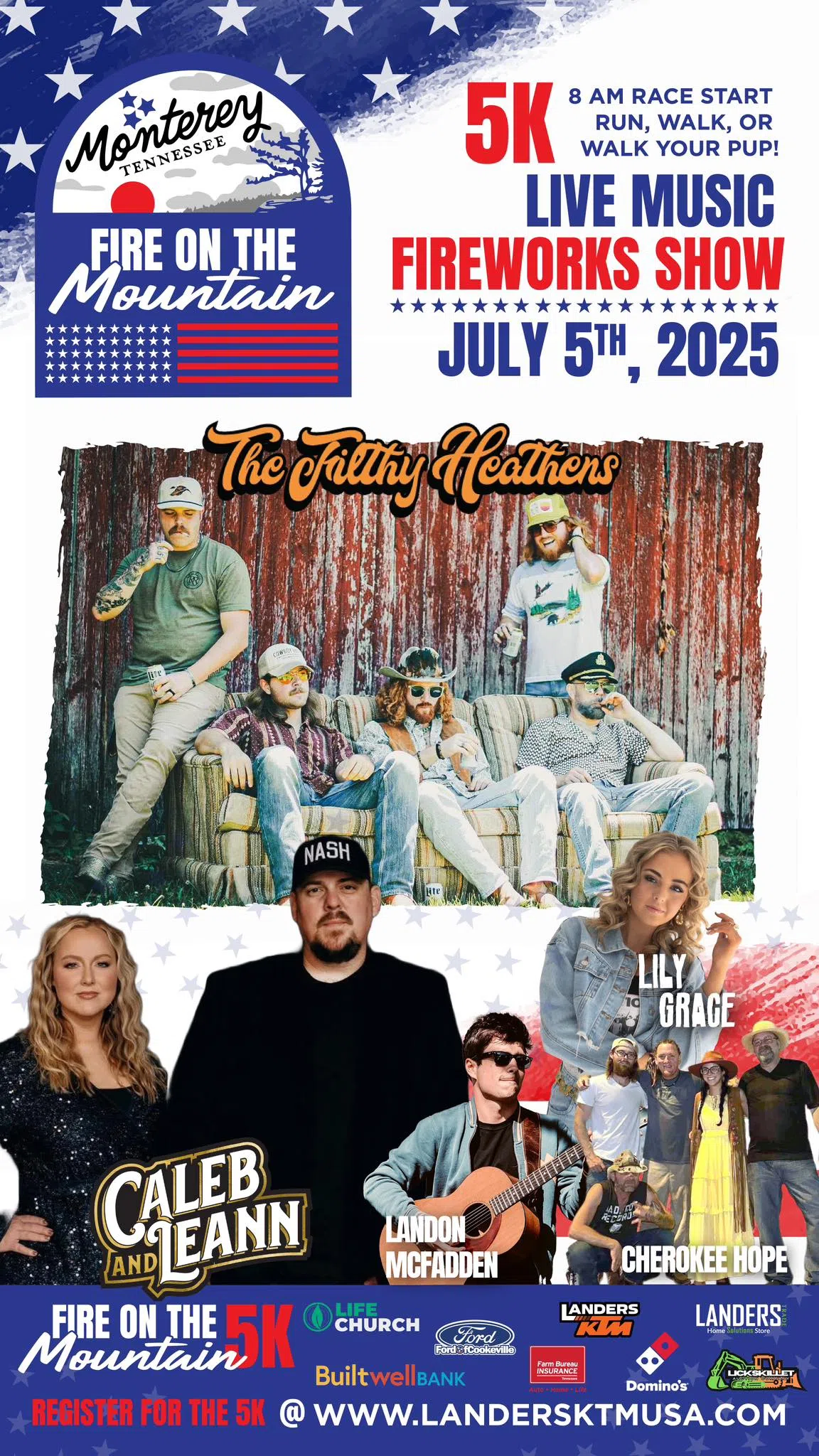 Fire On The Mountain July 5th Monterey, TN