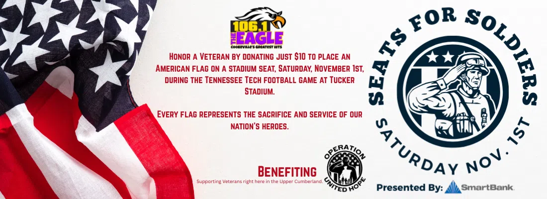Feature: https://www.1061theeagle.com/seats-for-soldiers/