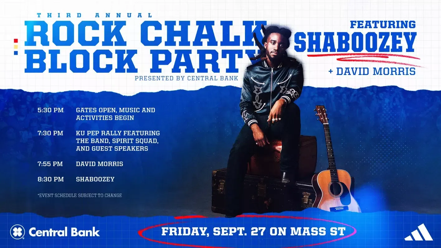 Shaboozey to Headline the Third Annual Rock Chalk Block Party 105.9