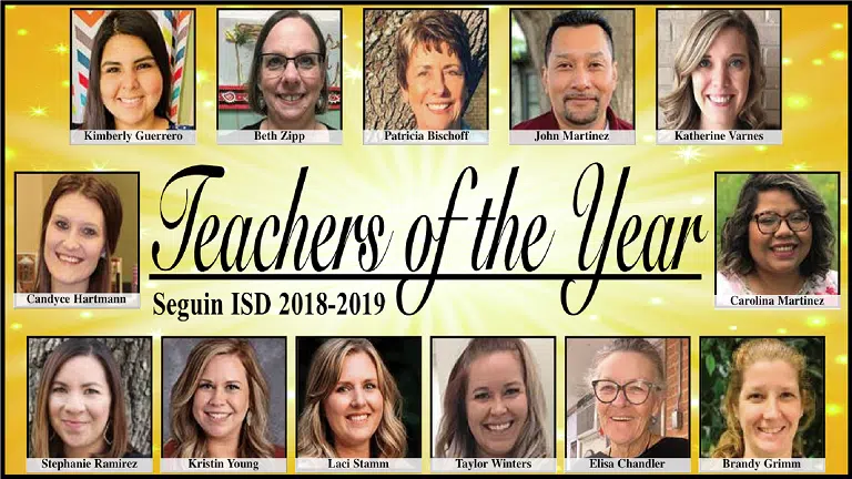 Seguin ISD Teachers of the Year announced