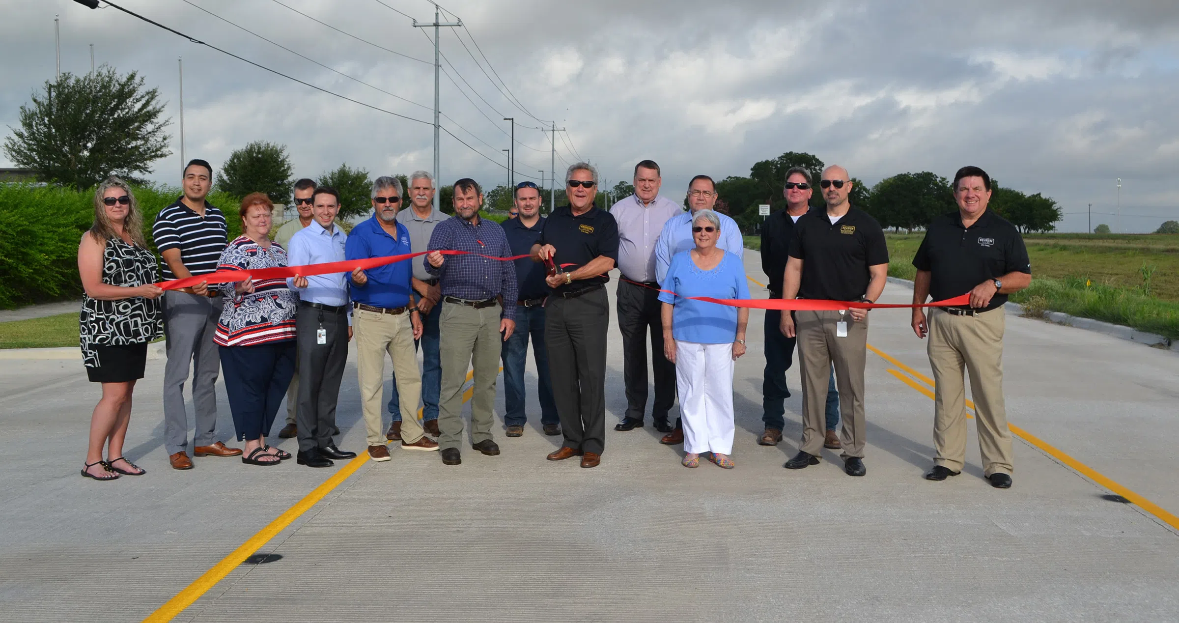 Ribbon Cutting Held to Mark Completion of Strempel Road Project