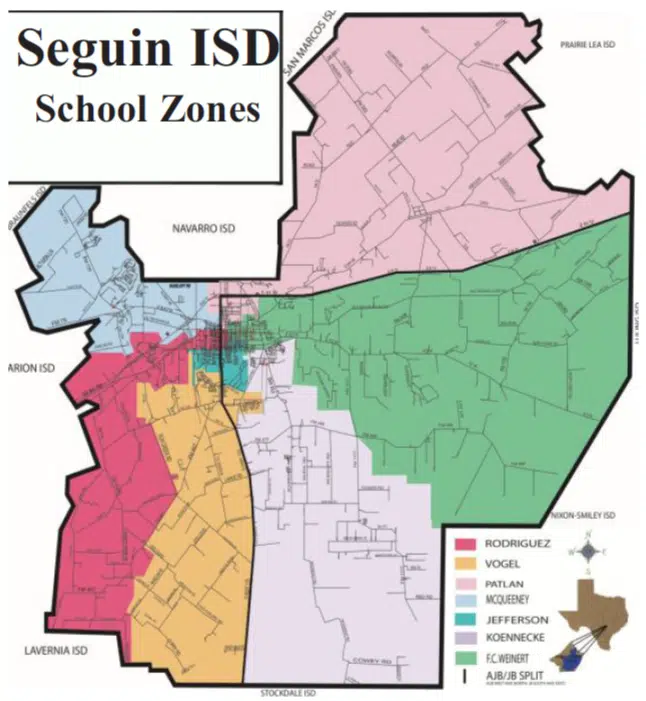 Let the redistricting process begin; Seguin ISD to begin looking at redrawing school attendance zone