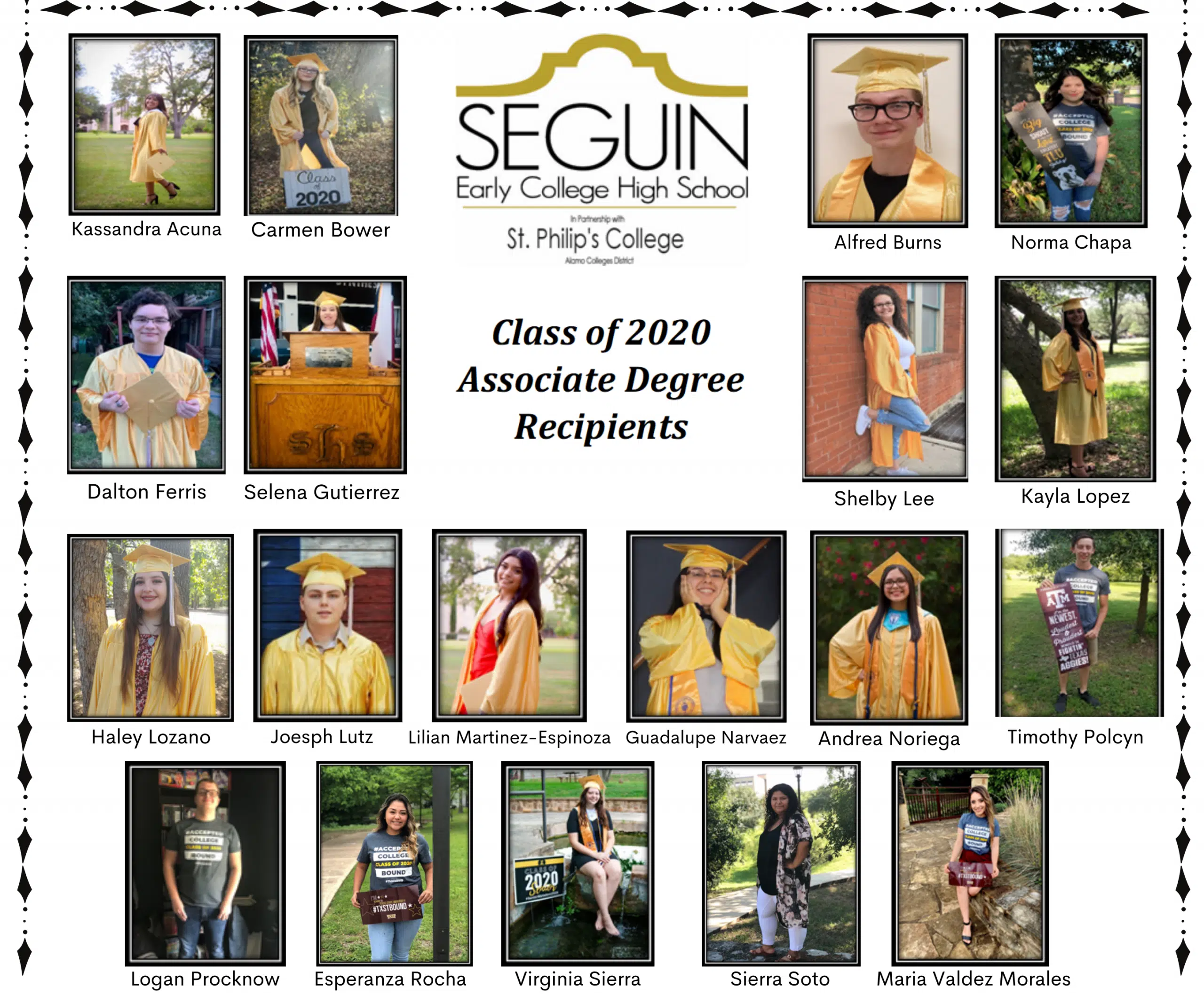 SHS graduates continue legacy of earning college degree in high school