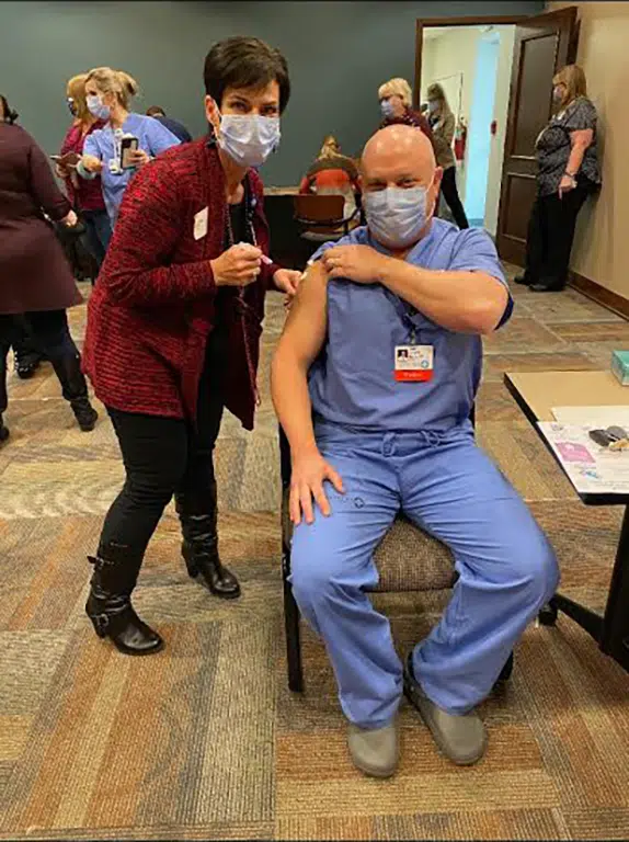 Guadalupe Regional Medical Center receives COVID-19 vaccine for medical providers plus staff