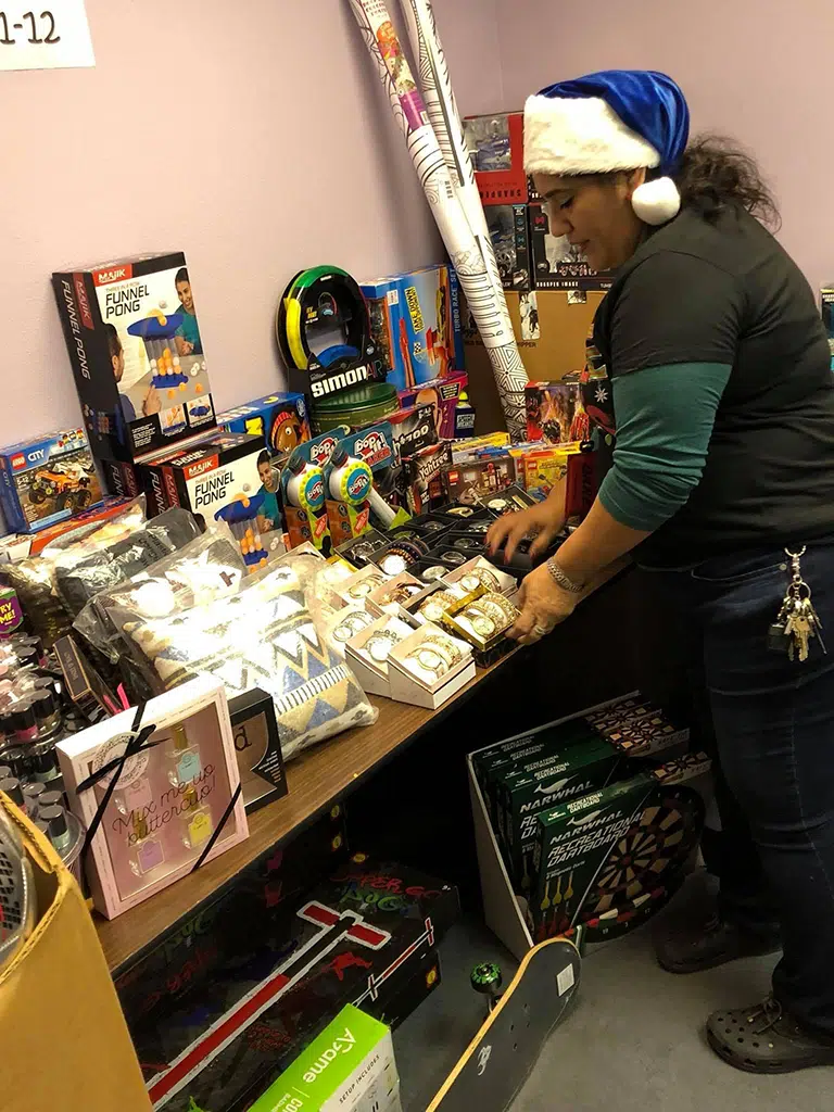 Blue Santa Pick-Up Day has arrived