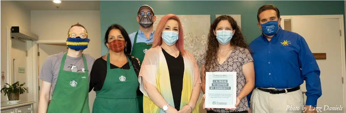 Starbucks makes donation to Children's Advocacy Center