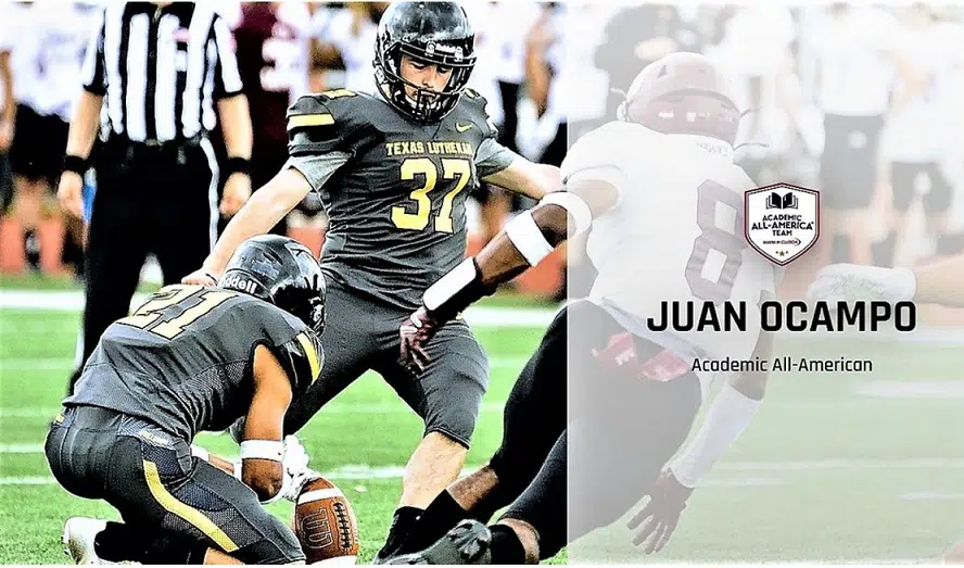 Texas Lutheran's Juan Ocampo named First Team Academic All-American®
