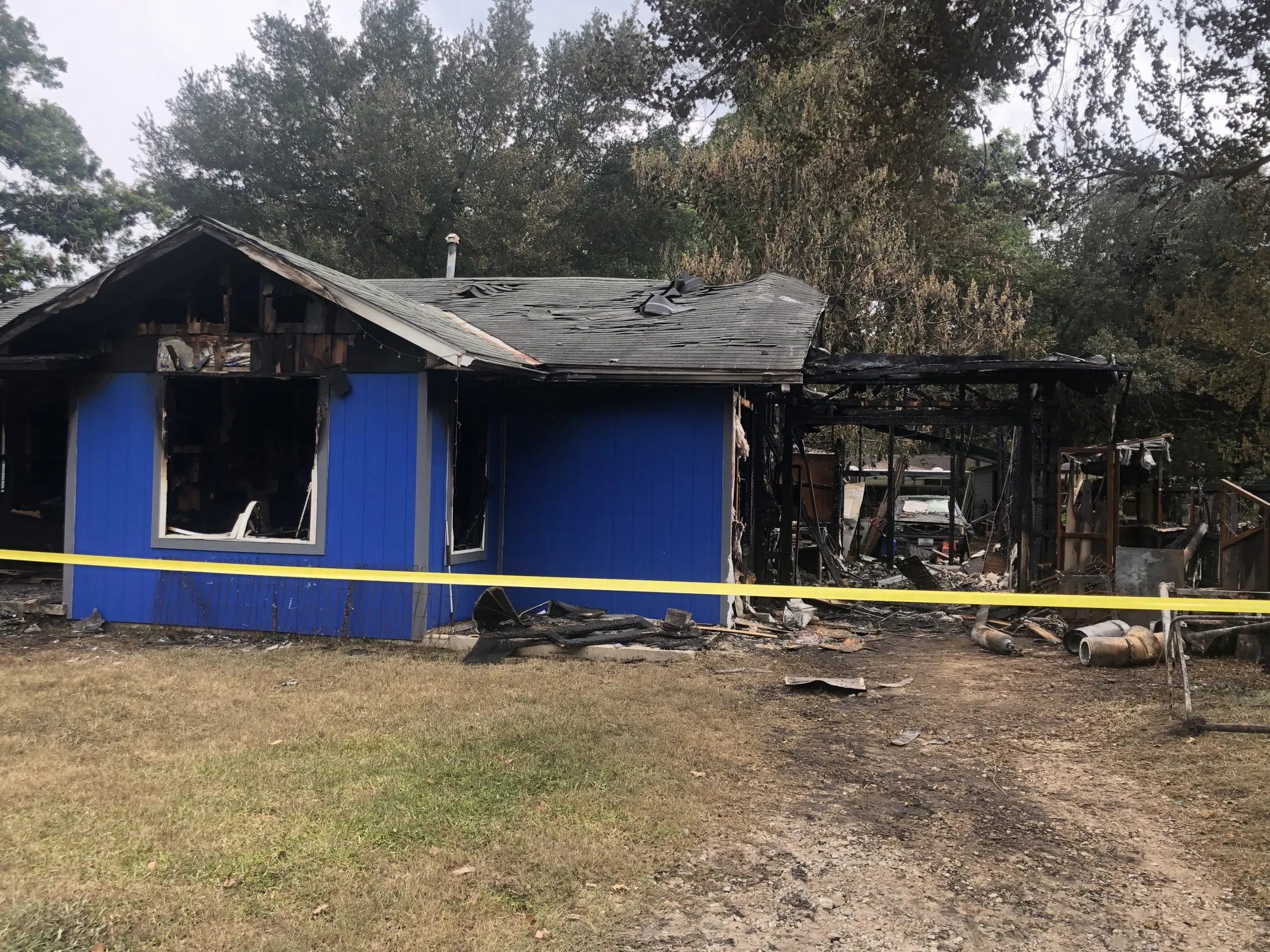 Fire destroys local home